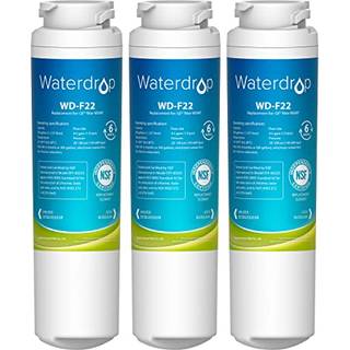 Waterdrop WD-F22 K?leskab Vandfilter Udskiftning til GE MSWF 101820A 101821B RWF1500A-pakke med 3 (Pakken kan variere)