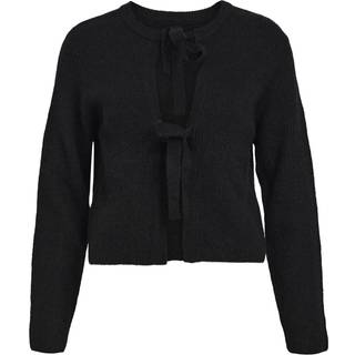 Object - Objparvi Knit Cardigan 130 - 4447396 Black Melange