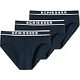 Schiesser Herren Unterwäsche blau Baumwolle & Mix unifarben