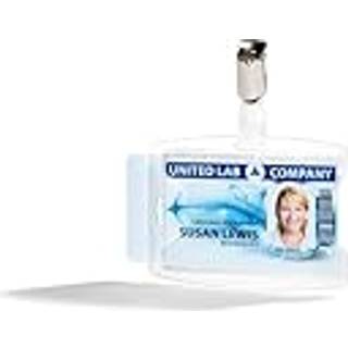 Durable Id-kortholder rexycle® med stropklemme til 2 kort, 25 stk.