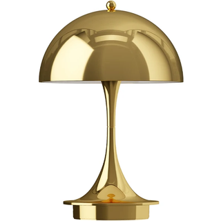 Louis Poulsen Lighting - 'Panthella 160 V3' LED portable lamp, brass in Brass Injection moulded polymer