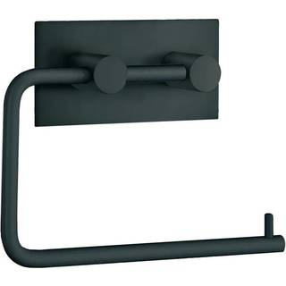 Toiletpapirholder mat sort selvklæbende  bb1098