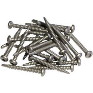 PLUS skruer til montering af hegn på kompositstolper, stål, 5 x 0,5 x 0,5 cm