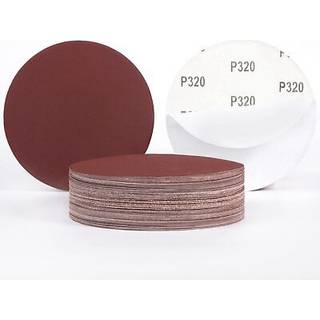 Mido Professional Abrasive 80pcs 6 tommer Sanding Discs Self Stick 80-1000 Grits Slibing Disc til orbital Sander og Belt Disc Sander klæbemiddel