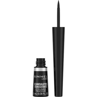 Rimmel Exaggerate Eyeliner Flydende eyeliner Skygge 100% Black 2,5 ml - 2,5 ml