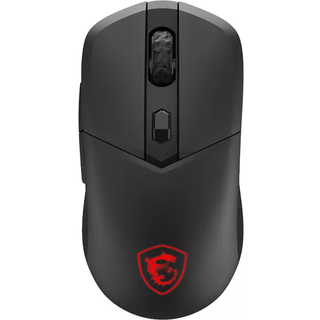 MSI VERSA 300 - mouse - 2.4 GHz Bluetooth 5.3 USB - Mus - Optisk - 6 knapper - Sort