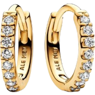 Pandora Gold Sparkling Huggie Hoop Earrings