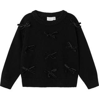 NAME IT Striktrøje Ronja Black