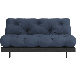 Roots 160 Sovesofa fra Karup Design i Massiv FSC Fyrretræ | Japandi - 737 Navy - Sort lak