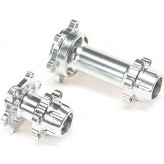 Losi - LOS362005 - Aluminum Hub Set, Machined, Silver: Promoto-MX
