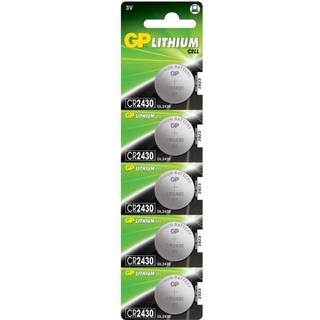 5 stk. CR 2430 3 Volt Lithium batteri