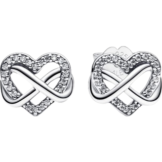 Pandora Ohrstecker - Infinity Heart - 292667C01 - silber