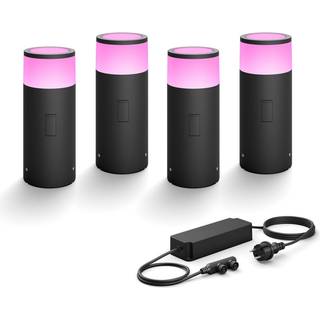 Philips Udendørsbundle: 4 Calla piedestal + 100W strømforsyning