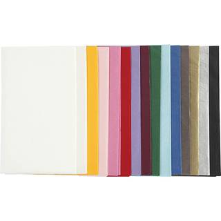 Silkepapir 50x70cm 30 ark - 15 farver
