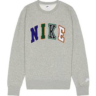 Nike Club-crewtrøje til mænd - grå - L