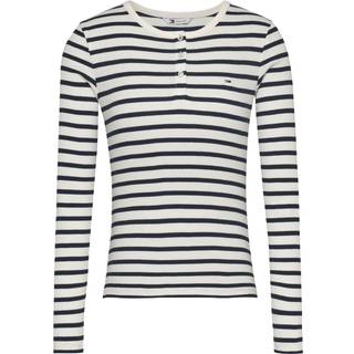 Ribbed Long Sleeve Slim T-Shirt