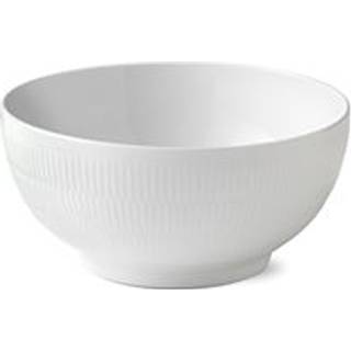 Royal Copenhagen - White Fluted Skål 3,1 L / 24 cm - Serveringsskåle - Porcelæn