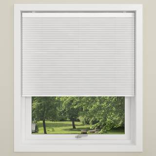 Debel Touch Plisségardin 80 x 210 cm - hvid