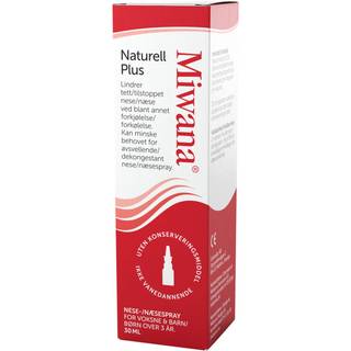 Miwana Næsespray Naturel Plus - 30 ml