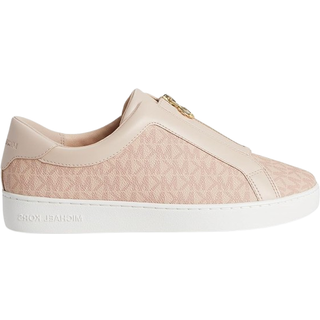 MK Keaton Signature Logo Zip-Up Trainers - Pink - Michael Kors - EU 42.5