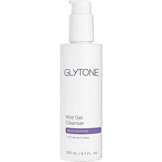 Glytone Mild Gel Cleanser - Eksfolierende ansigtsvask til normal til kombineret hud - Med 4,7 % ren glykolsyre - Vegansk og parfumefri - 6,7 fl.