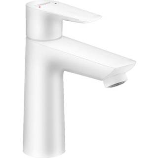Hansgrohe Talis E 110 håndvaskarmatur med løft-op bundventil i mat hvid
