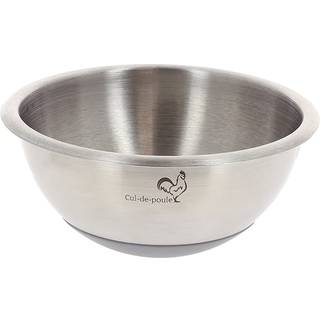 de Buyer Schlagschüssel 20 cm / 2,1 L - Edelstahl mit Silikon - Silber