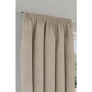 Enhanced Living Enhanced Living Natural Dallas Blackout Thermal Pair of Tape Top Curtains