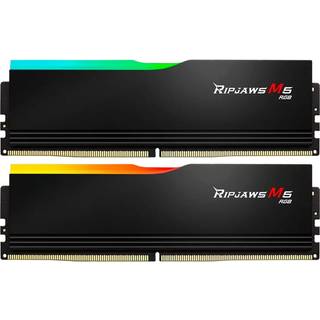 G.Skill Ripjaws M5 RGB DDR5-5200 - 96GB - CL40 - Dual Channel (2 pcs) - Intel XMP - Sort med RGB