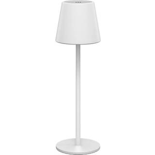 Genopladelig og vandtæt LED bordlampe med touch control - Hvid