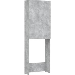 Badeværelsesskab Til Vaskemaskine 64X25,5X190 Cm - Betongrå