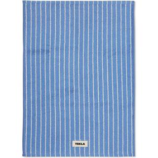 Bath Mat 50x70 Clear Blue Stripes - 50x70