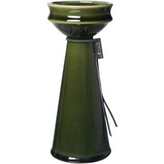 Ernst Vase Mørke 20 Cm - Vaser Stentøj Grøn - 270765