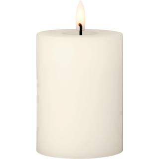 Ester & Erik Led Pillar Candle 10 Cm Ivory - LED-lys Voks Elfenben - L7510-06