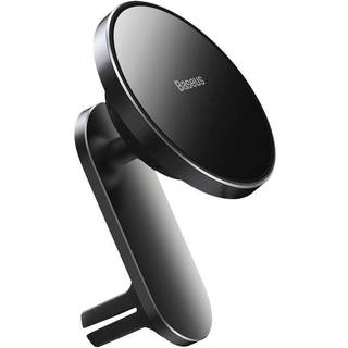 Baseus - Bilholder med trådløs oplader 15W til Iphone 12 / Iphone 13 (Sort)