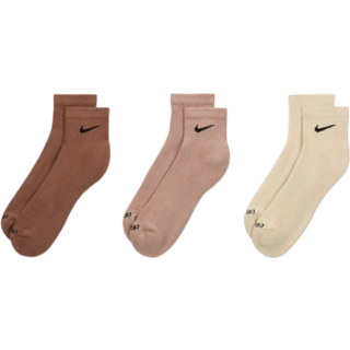 Nike Everyday Plus Cushioned-ankeltræningsstrømper (3 par) - multifarvet - 46-50