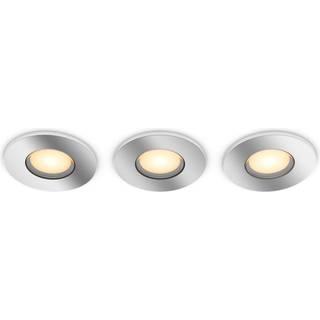 Philips Hue Adore Indbygningsspot Downlight til badeværelse - Krom - 3-Pak