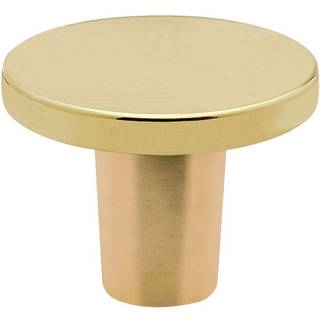 Beslag Design Dalby knop, Ø25 mm, poleret messing