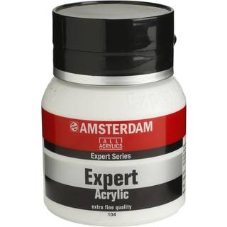 Amsterdam Expert Akrylmaling, 400 ml. Zinc White (1)