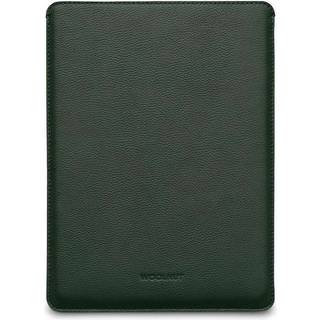 MacBook Pro 14" M4 / M3 / M2 / M1 (2024 - 2021) Woolnut Sleeve - 24.5 x 33 cm - Ægte Læder - Grøn