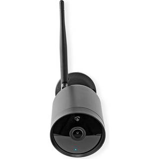 Nedis - SmartLife udendørskamera | Wi-Fi | Full HD 1080p | IP65 | Cloud Storage (mulighed) / microSD (ikke inkluderet) | 12 V DC | Med bevægelsessensor | Nattesyn | Sort - WIFICO40CBK