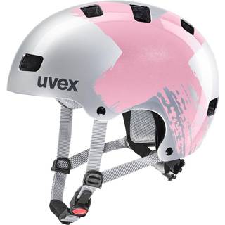 Uvex kid 3, cykelhjelm, junior, sølv/lyserød