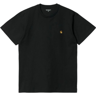 T-shirt Carhartt WIP S/S Chase T-Shirt Black/ Gold L - Gold - L