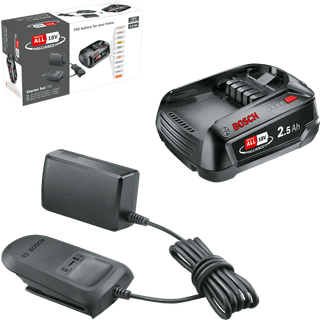 Bosch grøn 18v batterisæt 2,5ah batteri med lader al1820 un3480