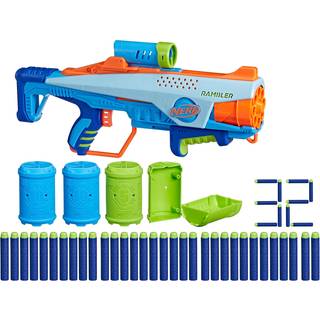 Nerf Elite Junior Rookie Pack Easy Play Toy Foam Blaster 32 Nerf Elite Darts 4 Targets Nerf Blasters for Kids Outdoor Games Alder 6 & Up (Amazon