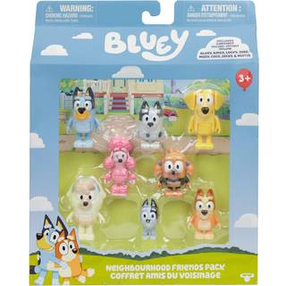 Bluey naboven figurer 8-pak (På lager i butik)