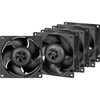 Arctic Server Fan S8038-7K - 4-pack - Kabinet køler - 80mm - Sort