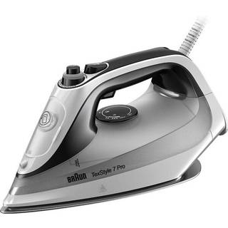 Braun TexStyle 7 Pro SI 7149 Dampstrygejern 2900W Sort Grå Hvid