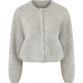 Gina Tricot-Knitted cardigan-Cardigans-Grå-S-Dame