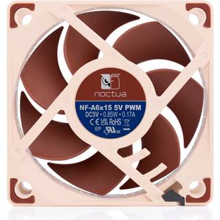 Noctua NF-A6x15 5V PWM - Kabinet køler - 60mm - Brun - 20 dBA